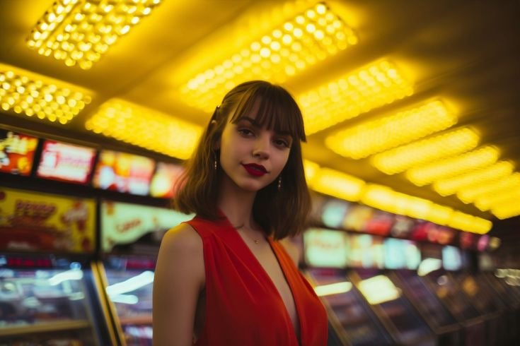 Dealer profesional Mesin Arcade deankt dalam studio berlayar HD